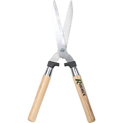 Cisaille à Haies 50 cm - Manches en Bois - Outil de Jardinage Pratique - D-Work