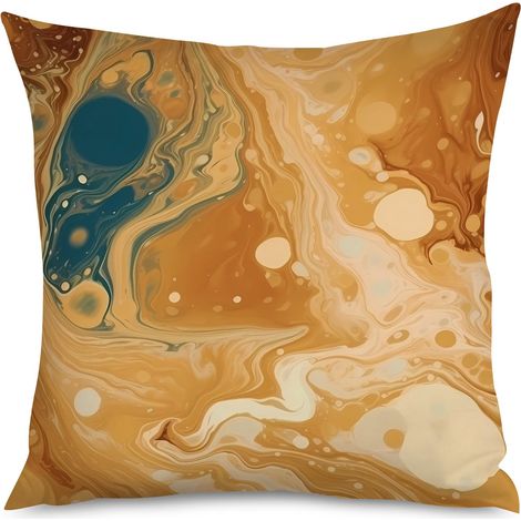 Housse de Coussin Décoratif Marbre Design Moderne (1/5)