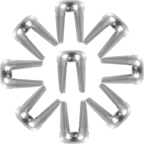 rivets métalliques robustes à tête ronde et quatre griffes (1/5)
