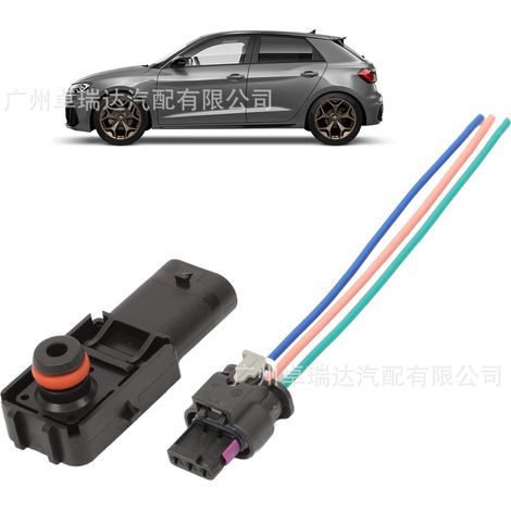 Ansaugkrümmerdrucksensor V10721500 5Q0906207 mit 3-poligem Stecker für Audi A4 Q5 Q7 (1/4)