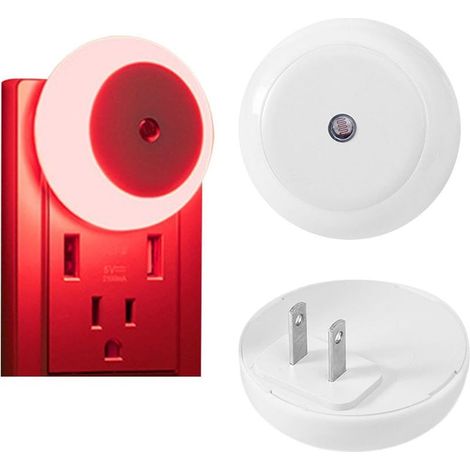 Luce notturna a spina con sensore - Strumento di illuminazione domestica a risparmio energetico per camera da letto, cucina, bagno, scale e corridoio (1/5)