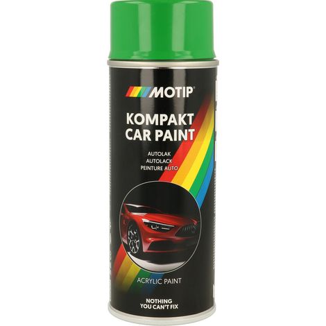 PEINTURE ACRYLIQUE KOMPAKT 44500 VERT BRILLANT 400ML MOTIP