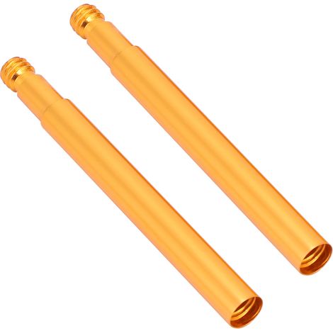 2 Pièces Prolongateurs Valve Presta 60mm pour Vélos - Extension Valve Intérieure Dorée (1/5)
