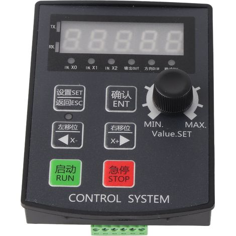 Module de contrôle de mouvement moteur pas à pas servo, affichage 5 chiffres, communication avec limite, DC 12‑24V (1/5)