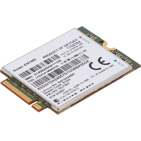 4G LTE-Funknetzwerkmodul EM7455, 50-Mbit/s-Netzwerkkarte, kompatibel mit Lenovo ThinkPad (1/5)