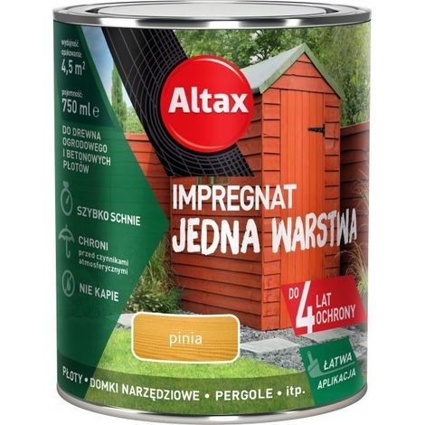 Imprégnation une couche pour bois et béton pin 0,75 l (1/5)