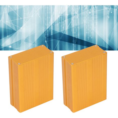 Boîtier en alliage d'aluminium 3576100 mm, circuit imprimé, coque en aluminium pour la dissipation thermique, blindage, coque en alliage d'aluminium sablée (1/5)