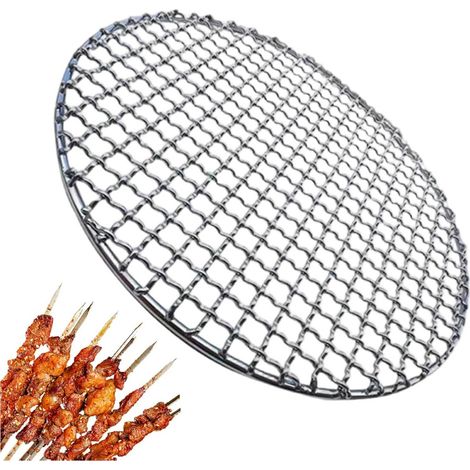 Grille rond en acier inoxydable 15 pouces à l'air frisé cuisinière de barbecue (1/5)