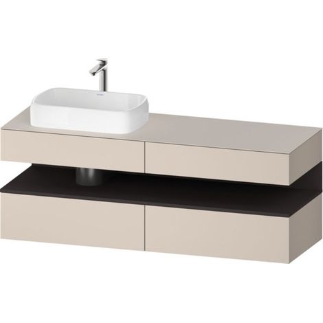 Duravit Collection One Konsolenwaschtischunterbau, 2 Auszüge, 2 (1/2)