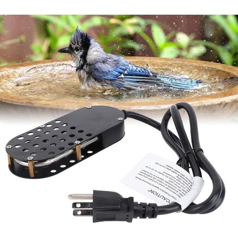 250-Watt-Vogelbadheizung mit integriertem Thermostat, robustem Aluminium, automatischer und sicherer Heizung für Gartenteiche. (1/5)