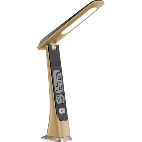 Lampe Bureau LED Sans Fil Rechargeable Flexi Wood Effet Bois (1/5)