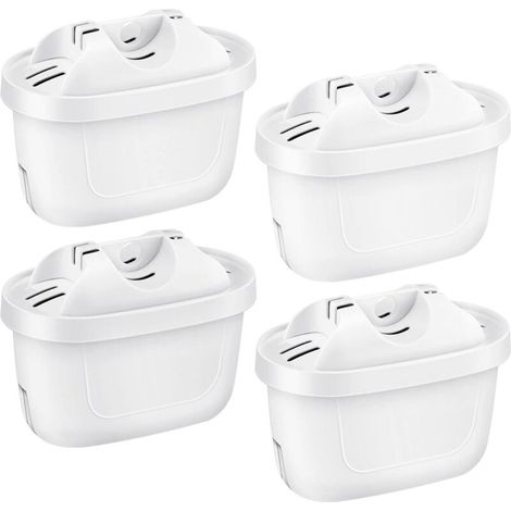 Wasserfilterkartuschen im 3er-Pack, ausreichend für sechs Monate, geeignet zur Reduzierung von Kalk, Verunreinigungen, Chlor und Metallen im Trinkwasser - Crezuo