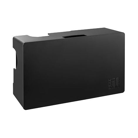 Cable Management Box, Cable Ties, Cable Organiser Box for Hiding Cables and Power Strips, Wall-Mountable Cable Box (Noir) (1/5)