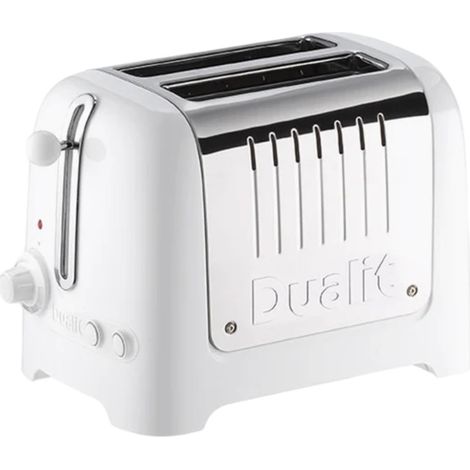 Tostadora extra ancha de 2 rebanadas - acero inoxidable blanco - 26223 - Dualit -