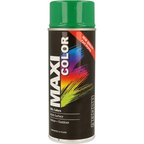 Pintura spray maxi color brillo 400 ml ral 6029 verde menta