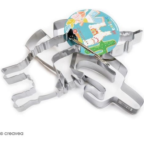 Découpoir Lama sur cintre x4 - ScrapCooking
