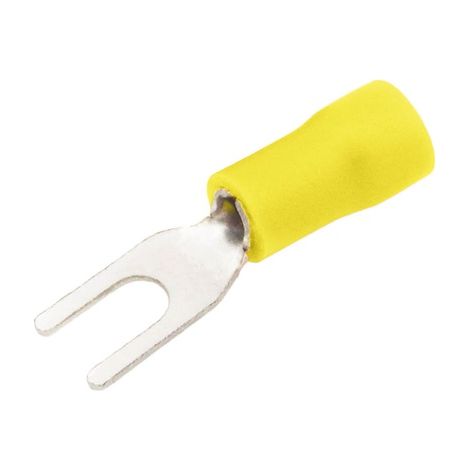 Terminal aislado horquilla 4,3/4-6mm Amarillo 50 uds