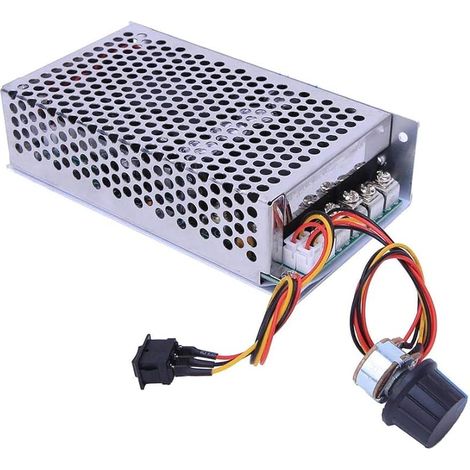 Variateur de Vitesse pour Moteur 10-50V DC 100A 3000W Variateur de Vitesse Regulateur de Tension Contrôleur de Vitesse PWM (1/5)