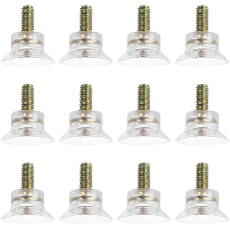Lot de 12 patins antidérapants et amovibles pour meubles en verre, (1/5)
