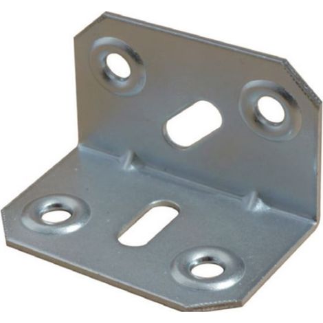 100x Plaque d’Angle en Acier. H26 mm x L40 mm, Qualité et Praticité pour un Usage Quotidien - EVOTRADE (1/2)