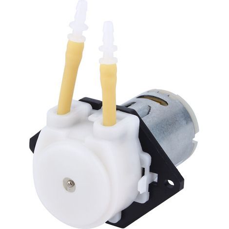 Pompa peristaltica Yosoo con testina di pompaggio rimovibile, 12V, adatta per acquari (bianca). (1/5)