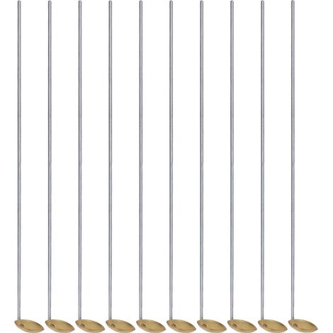 Lot de 10 Cuillères à Combustion en Laiton, Cuillères à Combustion Résistantes à la Chaleur, de Laboratoire à Haute Température pour le Fonctionnement de la Lampe, Support de Substances (1/5)