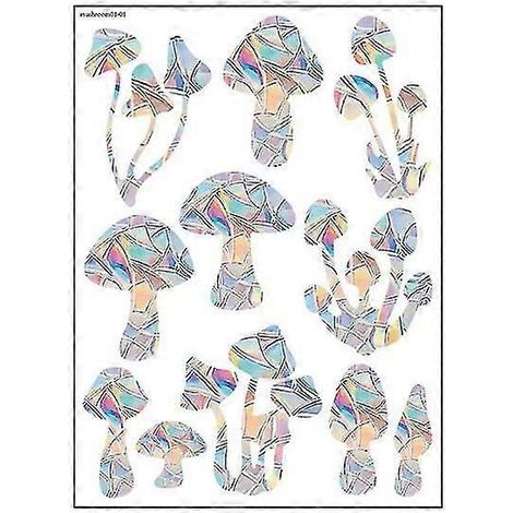 Autocollant décoratif pour fenêtre attrape-soleil prisme arc-en-ciel, vinyle auto-adhésif, imperméable et amovible (1/5)