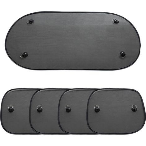 5 pièces pare-soleil auto universel UV protection nylon adhésif pare-soleil pour fenêtre voiture côté fenêtre bébé (1/5)