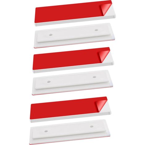 Unomor 3 Fixations adhésives Support de prise en plastique (1/5)