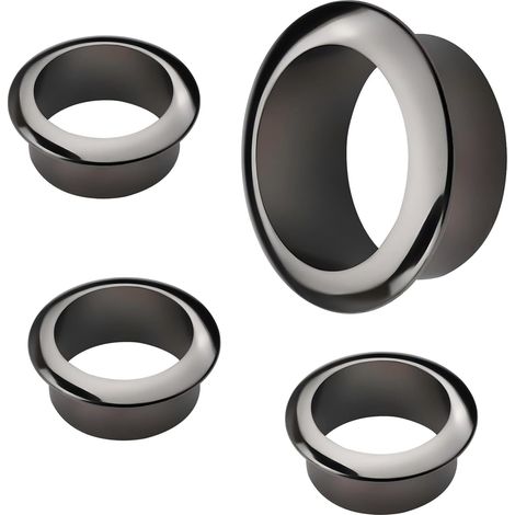 4 pezzi di passacavi in plastica da Ø40 mm per la gestione dei cavi da scrivania, copriforo per cavi per tavolo da ufficio (1/5)