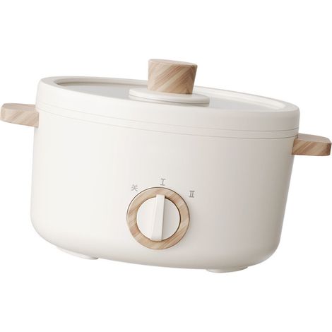 Cuiseur électrique antiadhésif mini pour ramen, nouilles, pâtes et soupes, prise CN 220V, blanc (1/5)