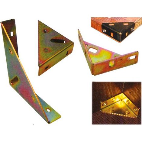 ANGOLO DI RINFORZO 2,0X100X100 MM ACCIAIO TROPIC