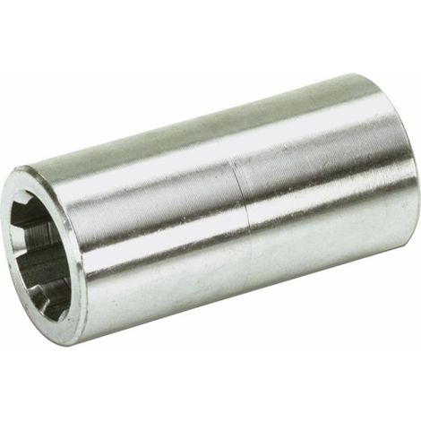 Bussola scanalata con profilo interno 13x16x3,5mm 6 cave e lunghezza 40mm (1/2)