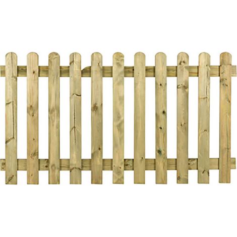 Recinzione Dritta Mini 180x100 cm in Legno Impregnato