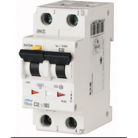 Eaton frbm6-c10/2/003 interruttore automatico differenziale modulare mt-diff c10 2p 6ka 177880 (1/2)