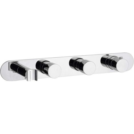 Sapho Wasserarmaturen - Thermostat-Unterputzarmatur mit Einbaukörper, für 2 Verbraucher, verchromt MB623
