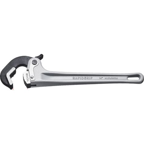 Llave inglesa ajustable, diseño ligero de aluminio, mango ergonómico, 14 pulgadas. (1/2)