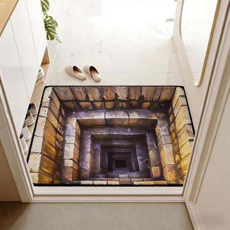 Tapis 3D illusion optique pour entrée et extérieur (1/5)