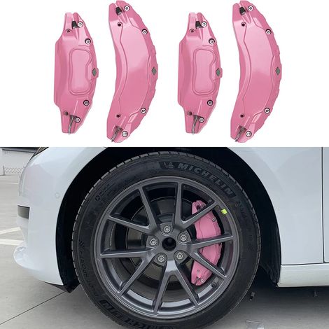 Accessori per la copertura delle pinze freno (set di 4 pezzi) per i copriruota anteriori e posteriori della Tesla Model Y 2020-2024 (non applicabile ai modelli Model Y a trazione posteriore del 2024)