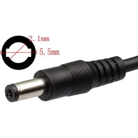 Chargeur - 84 W - 42 V - 2 A - Compatible Connecteurs 5,5 x 2,5 mm et 5,5 x 2,1 mm - 1 Pièce (1/3)