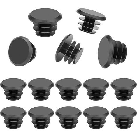 15 Pièces Bouchon Guidon VTT,Bouchon D'Extrémité De Guidon,Embouts De Guidon De Vélo en Plastique pour Vélo De Route VTT BMX Remplacement Accessoires,Accessoire Velo(22Mm) (1/5)