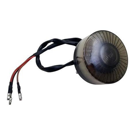 Feu stop arrière de moto rond à LED universel pour plaque d'immatriculation de moto, lampe de montage pour Cafe Racer ATV UTV (1/5)