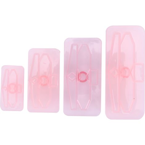 Lot de 4 moules de cuisson en forme de nœud, empreinte pour cookies, fondant, gâteau, pâte à dessert, décoration (1/5)