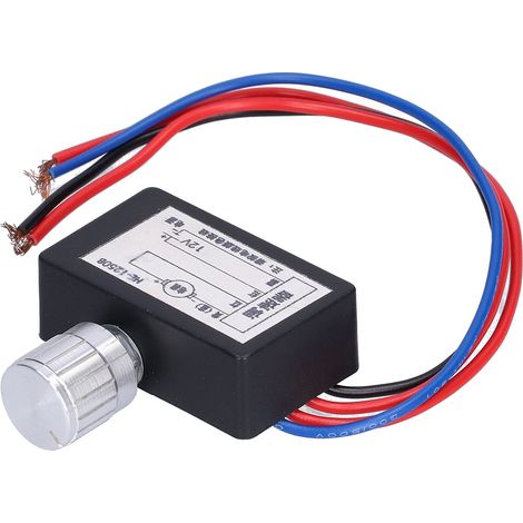 Interrupteur de vitesse électronique 1250B, moniteur PWM, régulateur de gradateur, contrôleur de vitesse de moteur 12 V CC pour ventilateurs d'é (1/5)