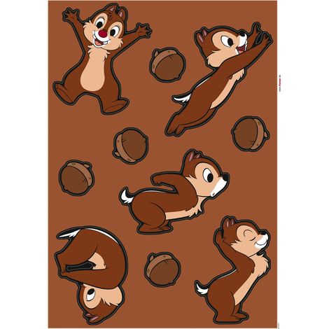 Stickers muraux- Chip 'n' Dale Hazelnut Hunt
