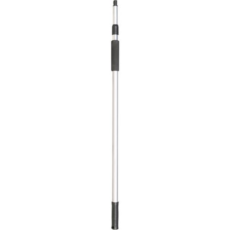 Manche télescopique pour brosse - aluminium -