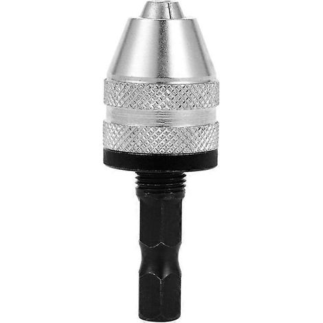 Détails : Mâchoires de perçage sans clé 0,5-3 mm, mandrin de perçage, kit adaptateur pour tournevis à filetage cubique 1/4", contrôleur d'outil électrique (1/4)