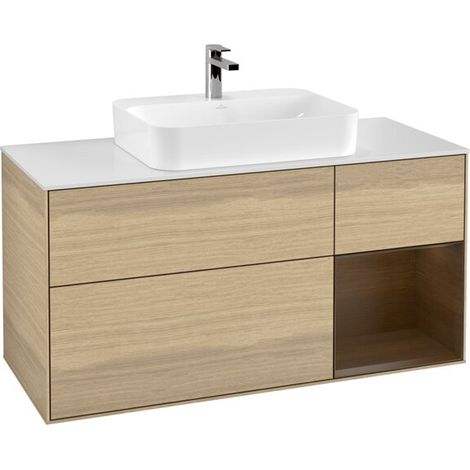 Villeroy & Boch F421GNPC Meuble sous-lavabo Finion F42 (1/2)
