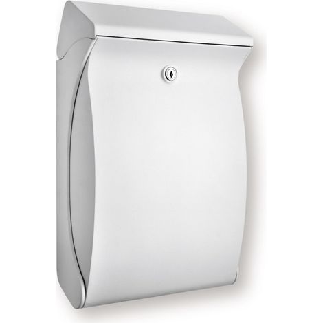 Kunststoff-Briefkasten Swing 4905 W weiss (1/10)
