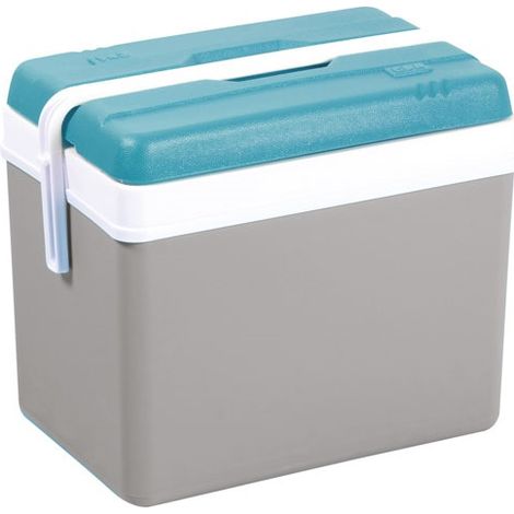 EDA - Glacière 35 L gris perle couvercle bleu lagon